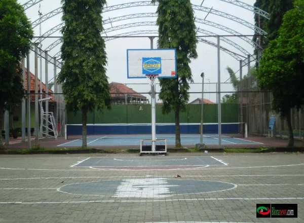 Lapangan basket Gor mustika Blora
