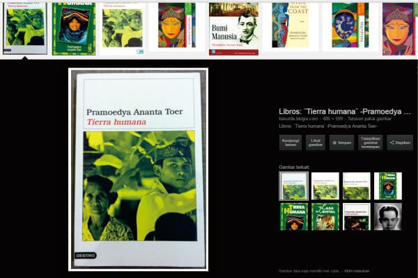 Tierra Humana, terjemahan novel Bumi Manusia karya Pramoedya