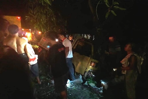 Kecelakaan di Jalan Raya Randublatung-Doplang KM 4, Sabtu (27/10) malam