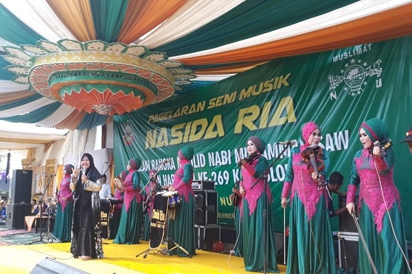 Pentas kasidah Nasida Ria dalam rangka Maulid Nabi dan Hari Jadi Blora (HJB) ke-269