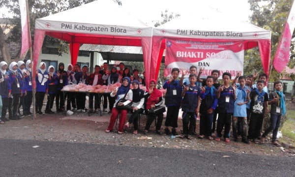 LATIHAN GABUNGAN PMR BLORA : LANGKAH PROGESIF TELADAN KEMANUSIAAN