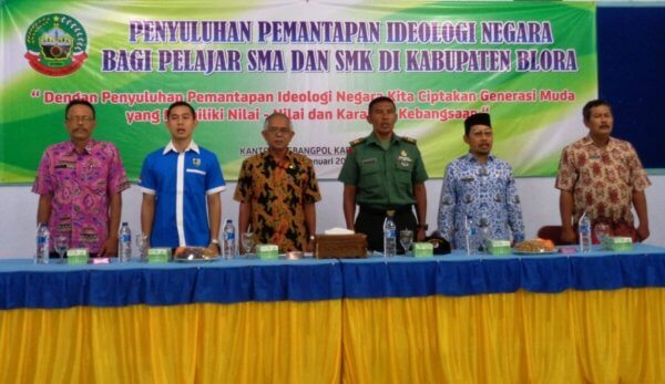 KESBANGPOL BLORA : PEMUDA HARUS BERPEGANG TEGUH PADA PANCASILA