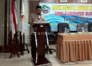 TENTUKAN RENCANA KERJA 2017, KONI BLORA GELAR RAT