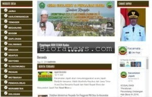 HEBAT, SELURUH DESA DI JAPAH SUDAH PUNYA WEBSITE