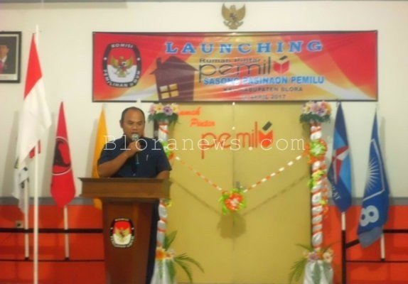 KPUD BLORA LAUNCHING RUMAH PINTAR SASONO PASINAON PEMILU