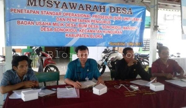 DESA SONOKIDUL KELOLA PAM DESA DAN UP2K SEBAGAI UNIT USAHA BUMDes