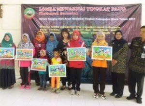 DINSOS DAN P3A BLORA GELAR LOMBA MEWARNAI, INI DAFTAR JUARANYA