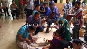 PEMASANGAN 34 KAKI PALSU DAN TANGAN PALSU BERLANGSUNG DI BAPPEDA HARI INI