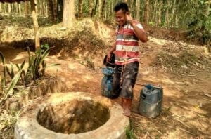 MUSIM KEMARAU, SUMUR WARGA TAWANGREJO TUNJUNGAN KERING KERONTANG