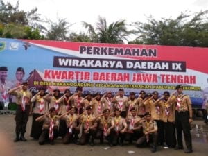 PRAMUKA BLORA IKUTI PERKEMAHAN WIRAKARYA DAERAH  IX KWARDA JATENG DI KEBUMEN