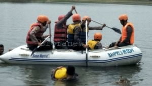 SAT SABHARA POLRES BLORA DAN TIM SAR BPBD BLORA GELAR LATGAB PENANGANAN BENCANA