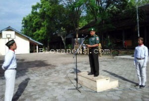 TANAMKAN CINTA TANAH AIR PADA PELAJAR, DANPOS BOGOREJO SAMPAIKAN WAWASAN KEBANGSAAN