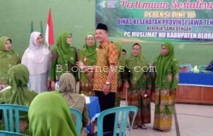 SERUNYA SOSIALISASI DETEKSI DINI TB BERSAMA MUSLIMAT DAN FATAYAT NU BLORA
