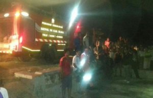 KEBAKARAN DI HARJOWINANGUN, DIDUGA AKIBAT HUBUNGAN ARUS PENDEK