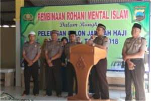 KAPOLRES BLORA : MARI SISIHKAN REJEKI, UNTUK BEKAL KE TANAH SUCI !