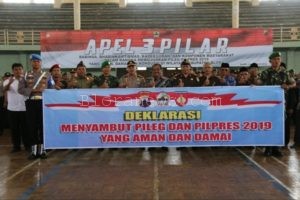 APEL SINERGITAS TIGA PILAR DIGELAR, WUJUDKAN PEMILU 2019 KONDUSIF