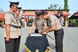JELANG PILEG 2019, LIMA KAPOLSEK JAJARAN POLRES BLORA DIROTASI