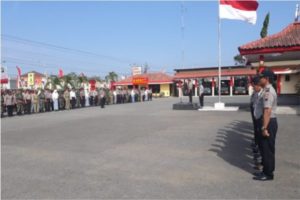 DUKUNG ASIAN GAMES 2018, POLRES BLORA GELAR APEL HARMONI