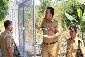 LAHAN LAPTER NGLORAM DIPAGAR, WABUP ARIEF CEK KONDISI LAPANGAN