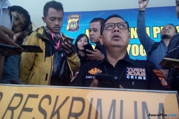 Direktur Reskrimum Polda DIY, Kombes Pol Hadi Utomo