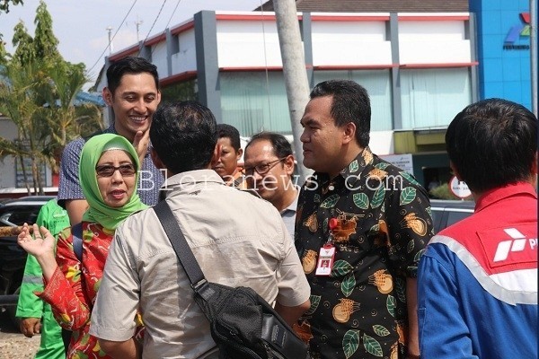Wabup Blora, Arief Rohman saat menerima kunjungan Komisi VII DPR RI di Pertamina EP Cepu