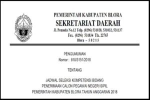 CEK NAMA ANDA, INI DAFTAR 824 CPNS BLORA 2018 YANG LOLOS IKUTI SKB