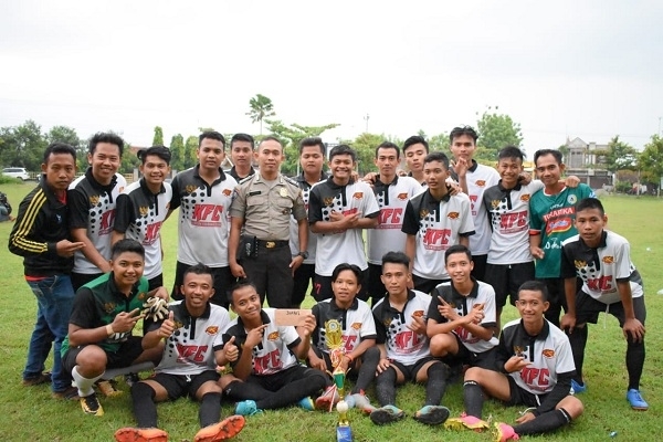 Selebrasi Krocok FC usai menjuarai turnamen Japah Cup 2019