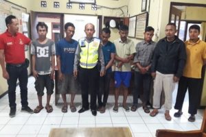 LAGI ASYIK, PENJUDI KYU-KYU DIGEREBEK APARAT