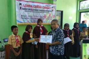 PERSIAPAN MATANG, SD INI JUARAI LOMBA CERDAS CERMAT