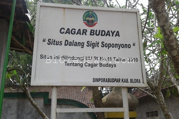 Cagar Budaya Situs Dalang Sigit Soponyono di Desa Ngiyono Kecamatan Japah