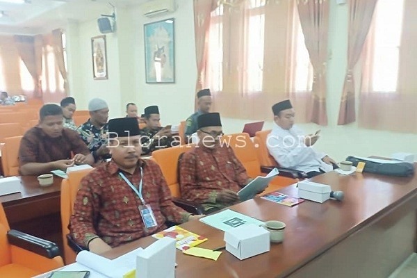 Peserta Bimtek Pengelolaan Anggaran Guru TPQ Madin dan Sekolah Minggu di Blora