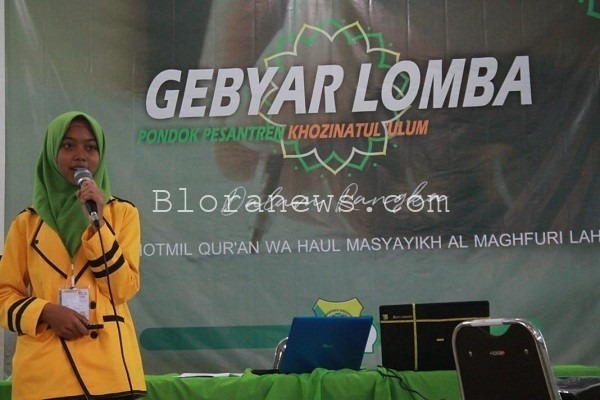 Perlombaan dalam rangka menyambut haul Pesantren Khozinatul Ulum Blora 2019