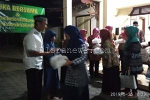 BERKAH RAMADHAN, PULUHAN ANAK YATIM TERIMA SANTUNAN