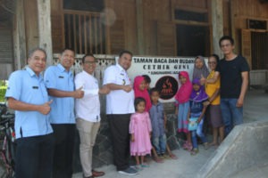 WABUP ARIEF KEPINCUT TAMAN BACA DAN BUDAYA CETHIK GENI
