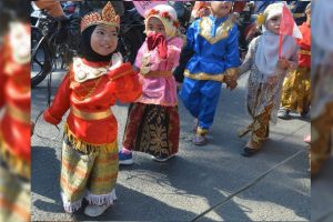 SAMBUT TAHUN BARU ISLAM, BOCAH PAUD AN NAWA IKUTI PAWAI MUHARROM