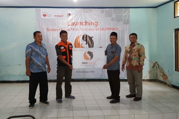 Launching BUMMAS Sido Makmur di Balaidesa Brumbung Kecamatan Jepon Kabupaten Blora