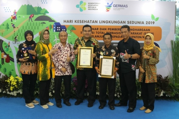 Blora meraih Kabupaten Stop Buang Air Besar Sembarangan (BABS) atau Open Defecation Free (ODF) tahun 2019