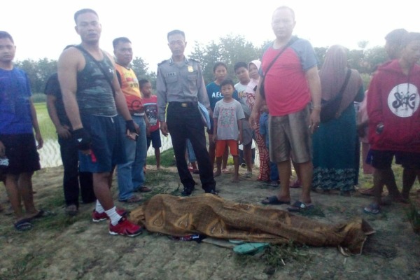 Korban tenggelam di Embung Dusun Sambong Kelurahan Wulung Kecamatan Randublatung Kabupaten Blora