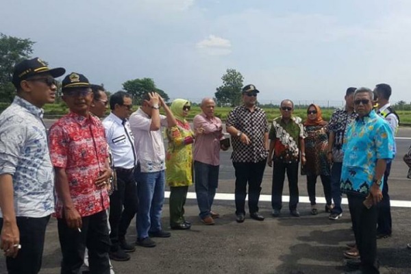 Kunjungan komisi D DPRD Jateng ke Bandara Ngloram Cepu, Kabupaten Blora