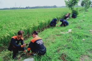 GANDENG PEMUDA DAN PELAJAR, KADES SUMBER MOTORI AKSI TANAM POHON