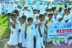 TANAMKAN SEMANGAT HAJI SEJAK DINI, RATUSAN SISWA TK ABA IKUTI LASIKTABA