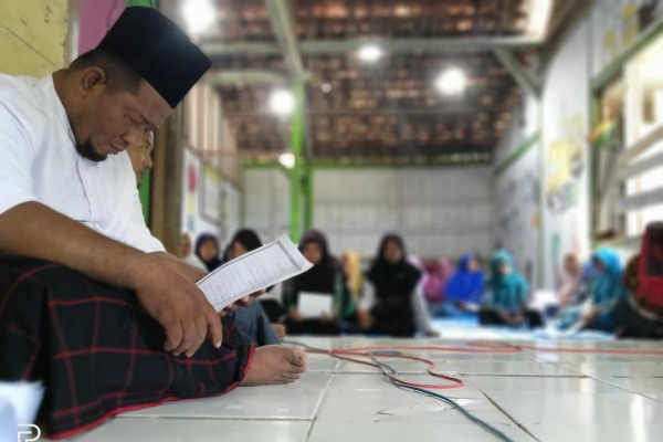 JELANG UJIAN MADRASAH, MA MAARIF NU DOPLANG GELAR ISTIGHOTSAH