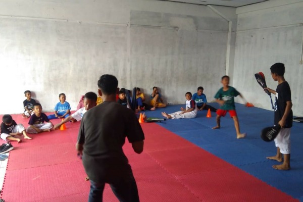 Persiapan taekwondoin Blora untuk mengikuti Kejurnas Dharma Wira Waskita 2020