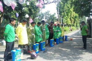 CARA NAHDLIYIN DUSUN KENONGOGONG MELAWAN COVID-19, RATUSAN RUMAH DAN TEMPAT IBADAH DISEMPROT DESINFEKTAN