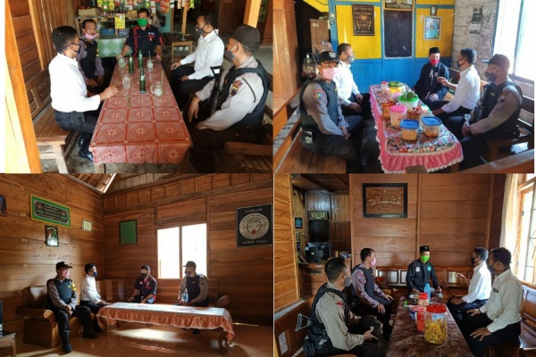 JAGA KEAMANAN DAN KENYAMANAN, POLSEK KEDUNGTUBAN KUNJUNGI SESEPUH PERGURUAN