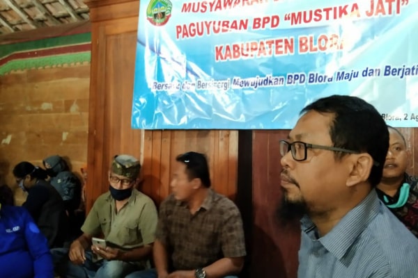 Pengukuhab paguyuban BPD Kabupaten Blora