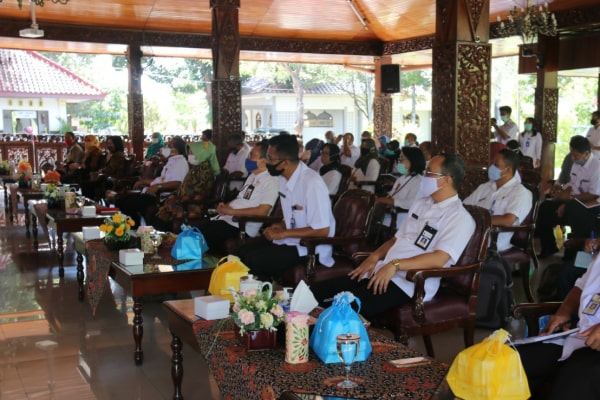 acara Advokasi Strategi Komunikasi Perubahan Perilaku Dalam Pencegahan Stunting di pendopo rumah Dinas Bupati Blora. (23/09)