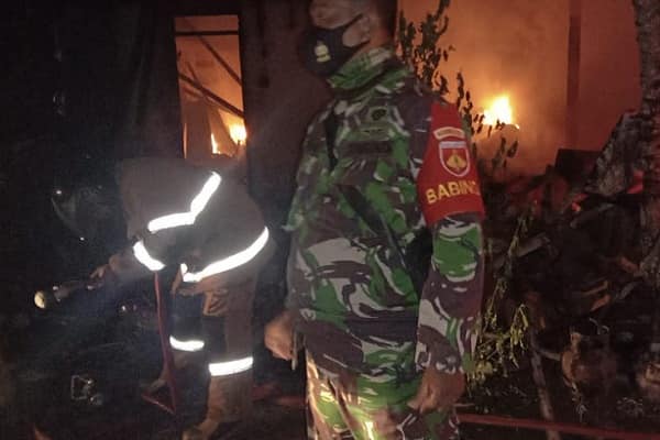 Kebakaran di Dk. Nglego Desa Purworejo Kecamatan Blora.