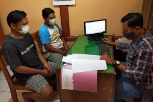 TIGA SPESIALIS PENCURI TABUNG GAS MELON DIAMANKAN PETUGAS