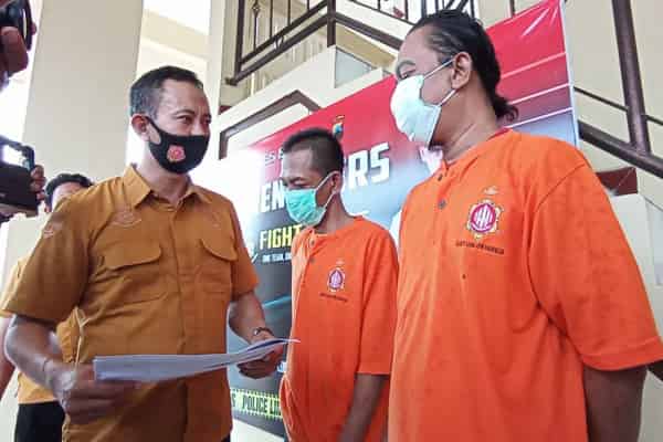 HH sama MT berhasil di bekuk petugas kepolisian